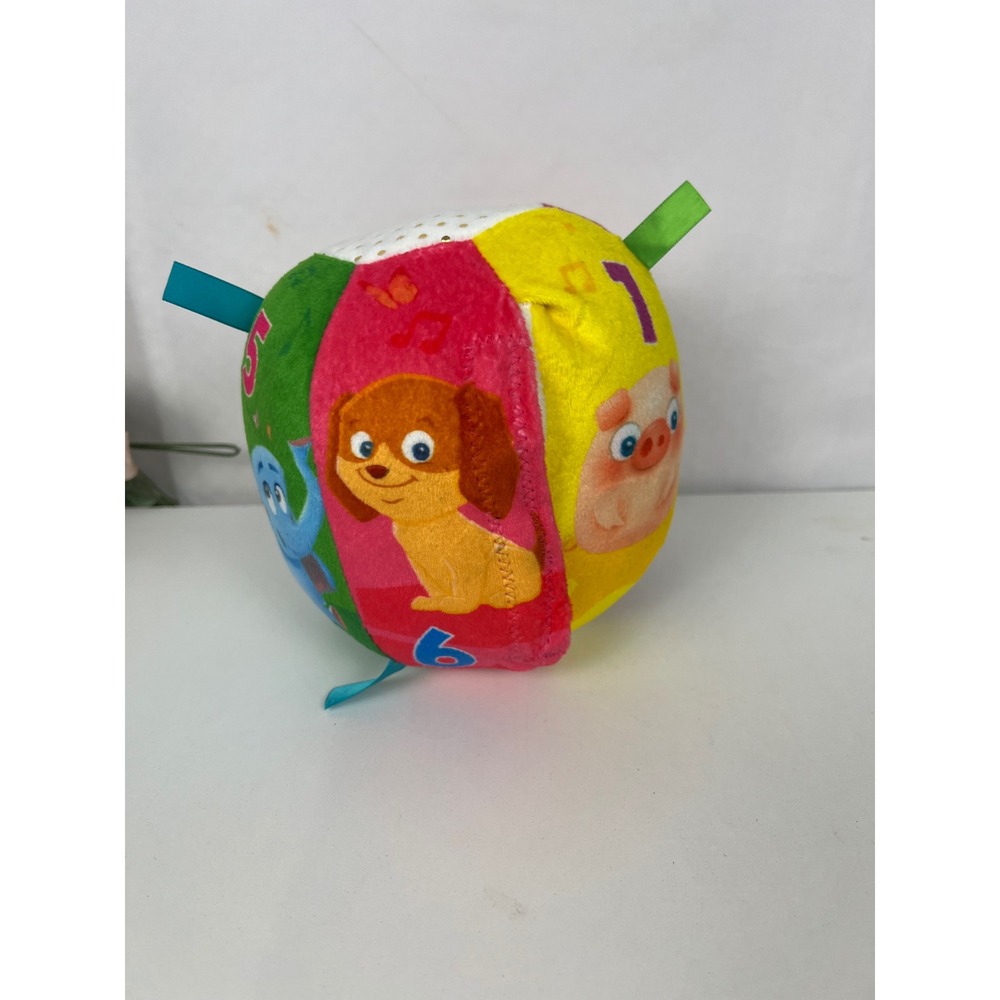 Ribbit 30+ Sounds & Songs Plush Activity Ball Multicolor Sensory Toy for Kids - Picture 3 of 8